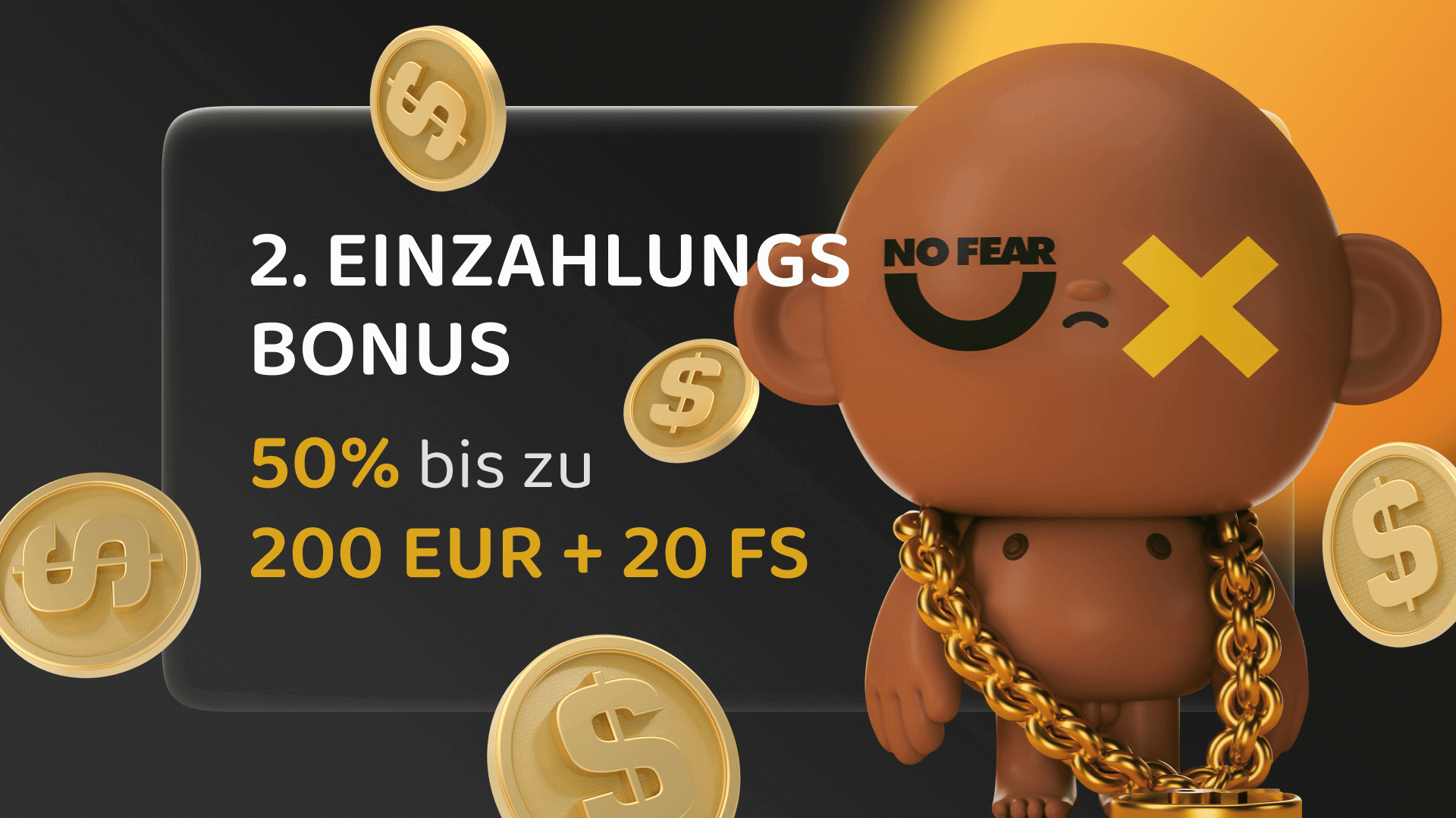 50% 2. Einzahlungsbonus